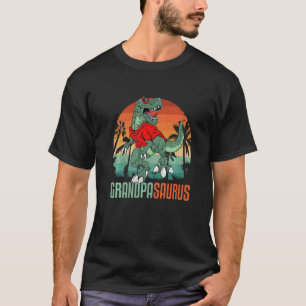 Grandpasaurus Rex Grandpa Saurus Dinosaur Sunglass T-Shirt