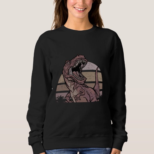 Grandpasaurus Rex Outfit Father's Day Grandpa Saur Sweatshirt (Front)