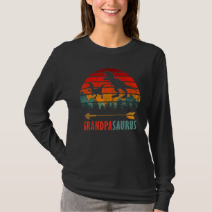 Grandpasaurus T Rex Dinosaur grandpa Saurus Family T-Shirt