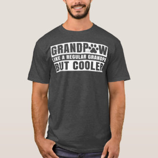 Grandpaw  Men Grand Paw Regular Grandpa Dog T-Shirt