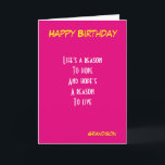 Grandson birthday card<br><div class="desc">motivational birthday cards with dedication to grandson</div>