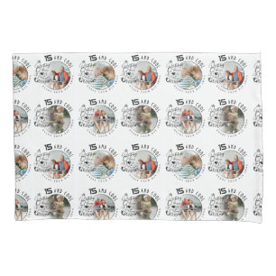 Grandson Birthday Custom Photo Minimalist Pillowcase
