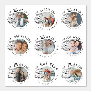 Grandson Birthday Custom Photo Minimalist Wallpaper