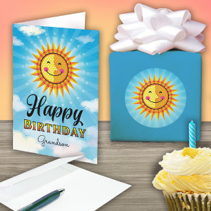 Grandson Birthday Cute Card