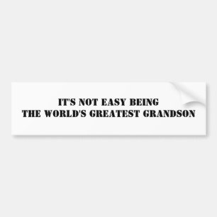 Grandson Bumper Sticker
