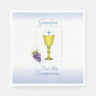 Grandson First Communion, Chalice with Host Napkin