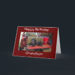 ***GRANDSON*** HAPPY BIRTHDAY CARD<br><div class="desc">DOES YOUR GRANDSON MEAN A LOT TO YOU? LET HIM KNOW WITH A CARD MADE JUST FOR HIM ON HIS BIRTHDAY. THANK YOU FOR STOPPING BY 1 OF MY 8 STORES!</div>