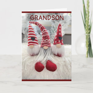 **GRANDSON** KNOW THAT YOU ARE LOVED (CHRISTMAS) HOLIDAY CARD