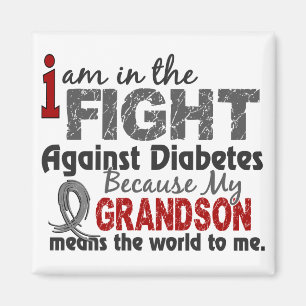 Grandson Means World To Me Diabetes Magnet