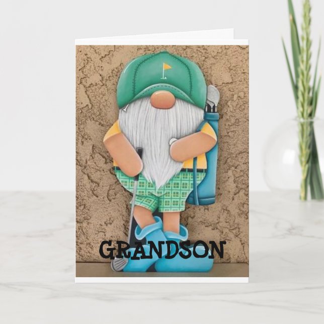 *GRANDSON* MERRY CHRISTMAS TO YOU! HOLIDAY CARD (Front)