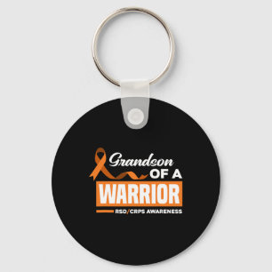 Grandson Of A Warrior RSD CRPS Awareness Key Ring