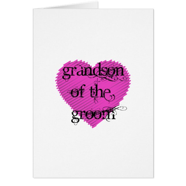 Grandson of the Groom (Front)