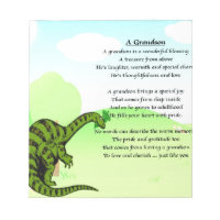 Grandson Poem - Dinosaur