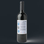 Grandson  Poem  Wine Bottle Label  21st  Birthday<br><div class="desc">A great gift for a special grandson on his birthday</div>