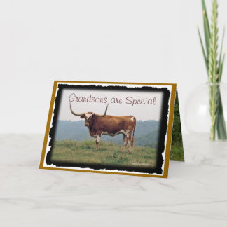 Grandsons are Special-customise-any occasion Card
