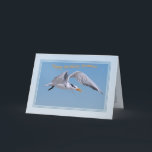 Grandson's Birthday Card with Royal Tern Bird<br><div class="desc">This Royal Tern with wings spread in flight was photographed in Sanibel Island,  Florida.  He makes a terrific cover for a birthday greeting.</div>