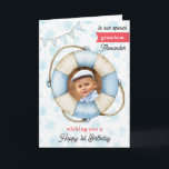 Grandson's Photo Birthday Nautical Greeting Card<br><div class="desc">Grandson's Photo Birthday Nautical Greeting Card. Celebrate your Grandson's first birthday with this adorable Nautical card. Customise it for your grandson or add their name for a personalised touch. Perfect for kids, this whimsical card brings joyful wishes and a sense of wonder to their birthday celebration. Make their day unforgettable!...</div>