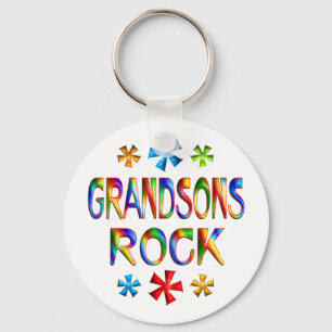 GRANDSONS ROCK KEY RING