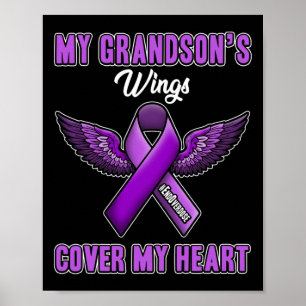 Grandson's Wings Cover My Heart End Overdose  Poster