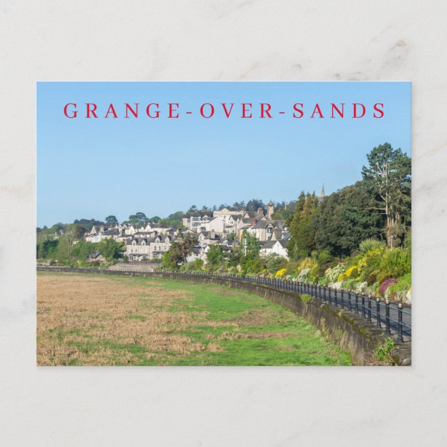 Grange over Sands view postcard (Front)