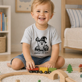 GranGrandma’s Little Ghost Playful Halloween Toddl Toddler T-Shirt