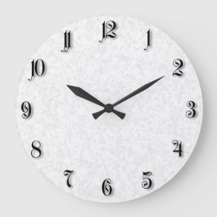 Granite background large clock