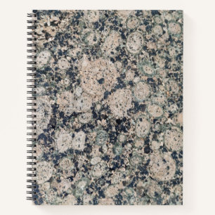 Granite background notebook