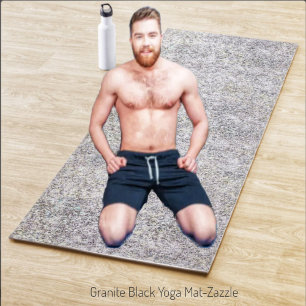 Granite Black Yoga Mat