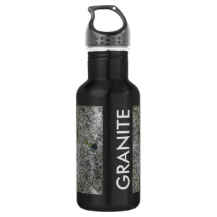 Granite Grey with Text 532 Ml Water Bottle