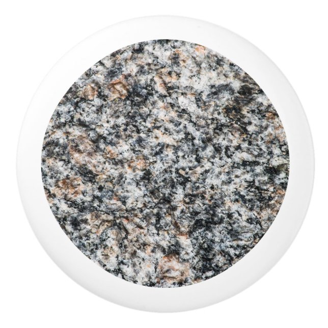 Granite - Hard Rock Ceramic Knob (Front)