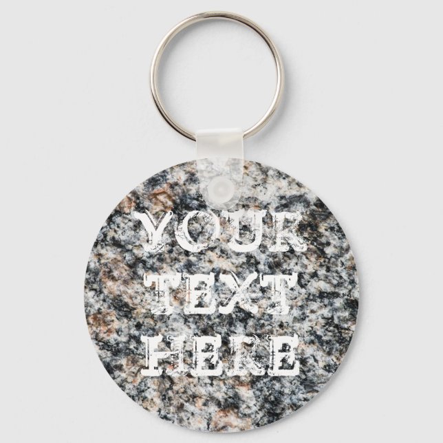 Granite - Hard Rock Key Ring (Front)