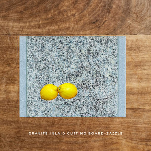 Granite Inlaid Cutting Board