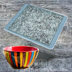 Granite Inlaid Cutting Board