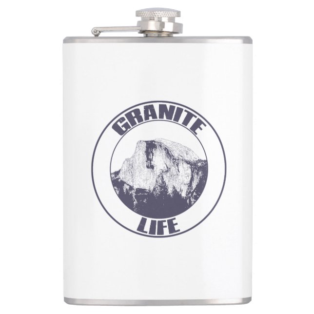 Granite Life Hip Flask (Front)