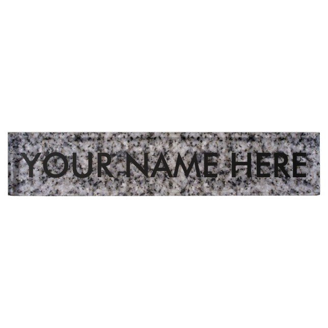 GRANITE ~ NAMEPLATE (Front)