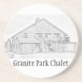 Granite Park Chalet Commemorative Coaster