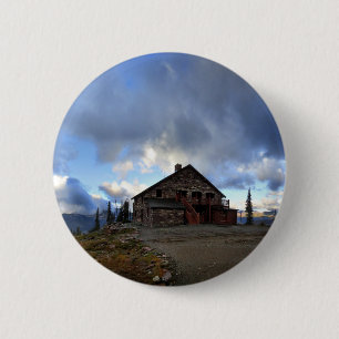 Granite Park Chalet - Glacier National Park 6 Cm Round Badge