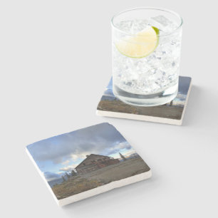 Granite Park Chalet - Glacier National Park Stone Coaster