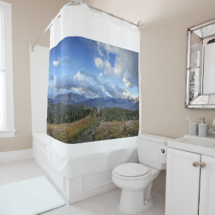 Granite Park - Glacier National Park Shower Curtain