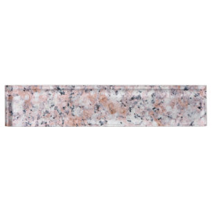 Granite pattern nameplate