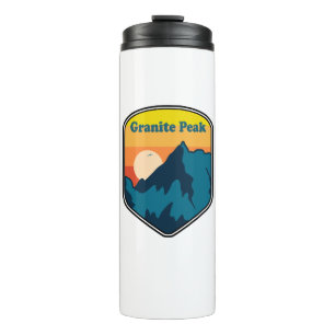 Granite Peak Montana Sunrise Thermal Tumbler