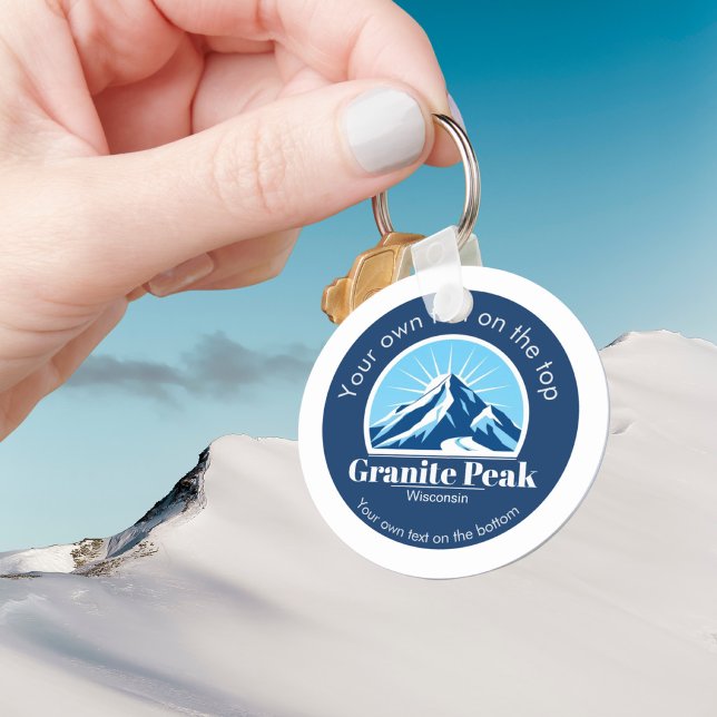 Granite Peak Wisconsin ski area keepsake  Key Ring (Creator Uploaded)