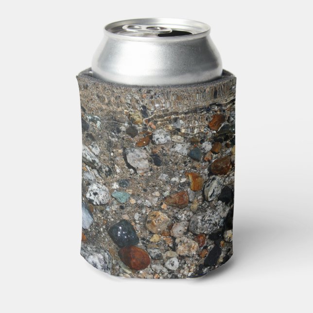 Granite Pebbles in Tenaya Lake at Yosemite Can Cooler (Can Back)