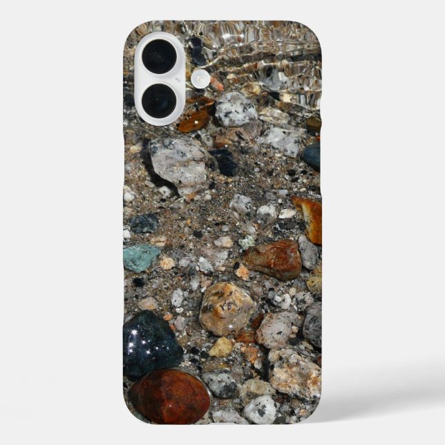 Granite Pebbles in Tenaya Lake at Yosemite Case-Mate iPhone Case (Back)