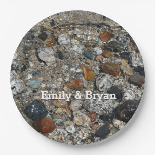 Granite Pebbles in Tenaya Lake at Yosemite Paper Plate