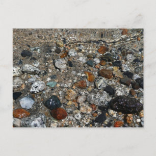 Granite Pebbles in Tenaya Lake at Yosemite Postcard