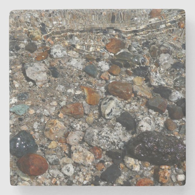 Granite Pebbles in Tenaya Lake at Yosemite Stone Coaster (Front)