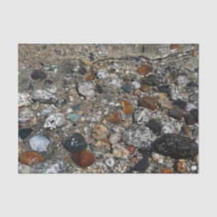 Granite Pebbles in Tenaya Lake at Yosemite Tissue Paper
