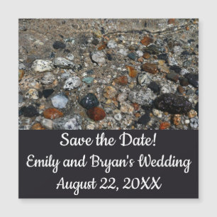 Granite Pebbles in Tenaya Lake Save the Date