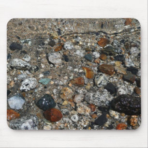 Granite Pebbles in Tenaya Lake Yosemite Nature Mouse Pad